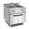 Commercial Gas / Electric Deep Fryers Basket With Cabinet