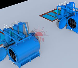 Horizontal Airflow Carbonization Furnace