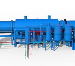 Continuous Rotary Carbonization Furnace